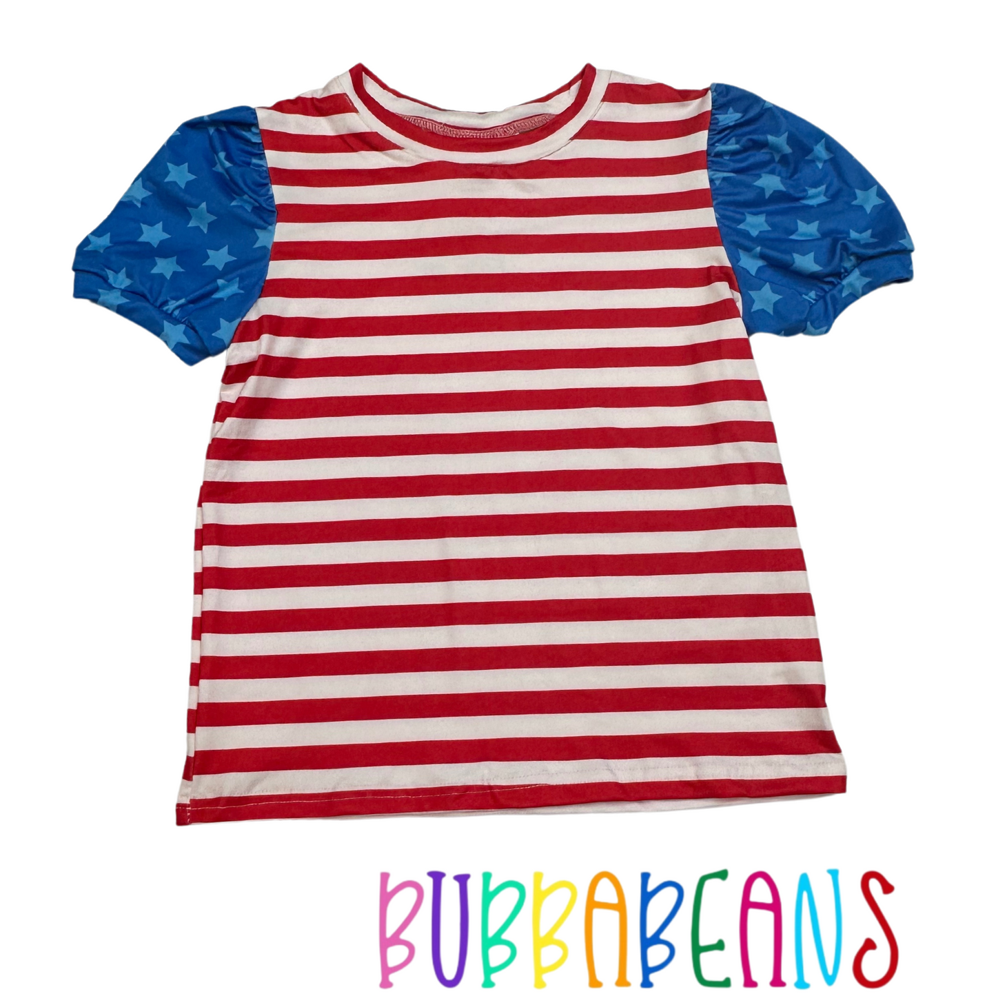 Old Glory Puff Sleeve Tee