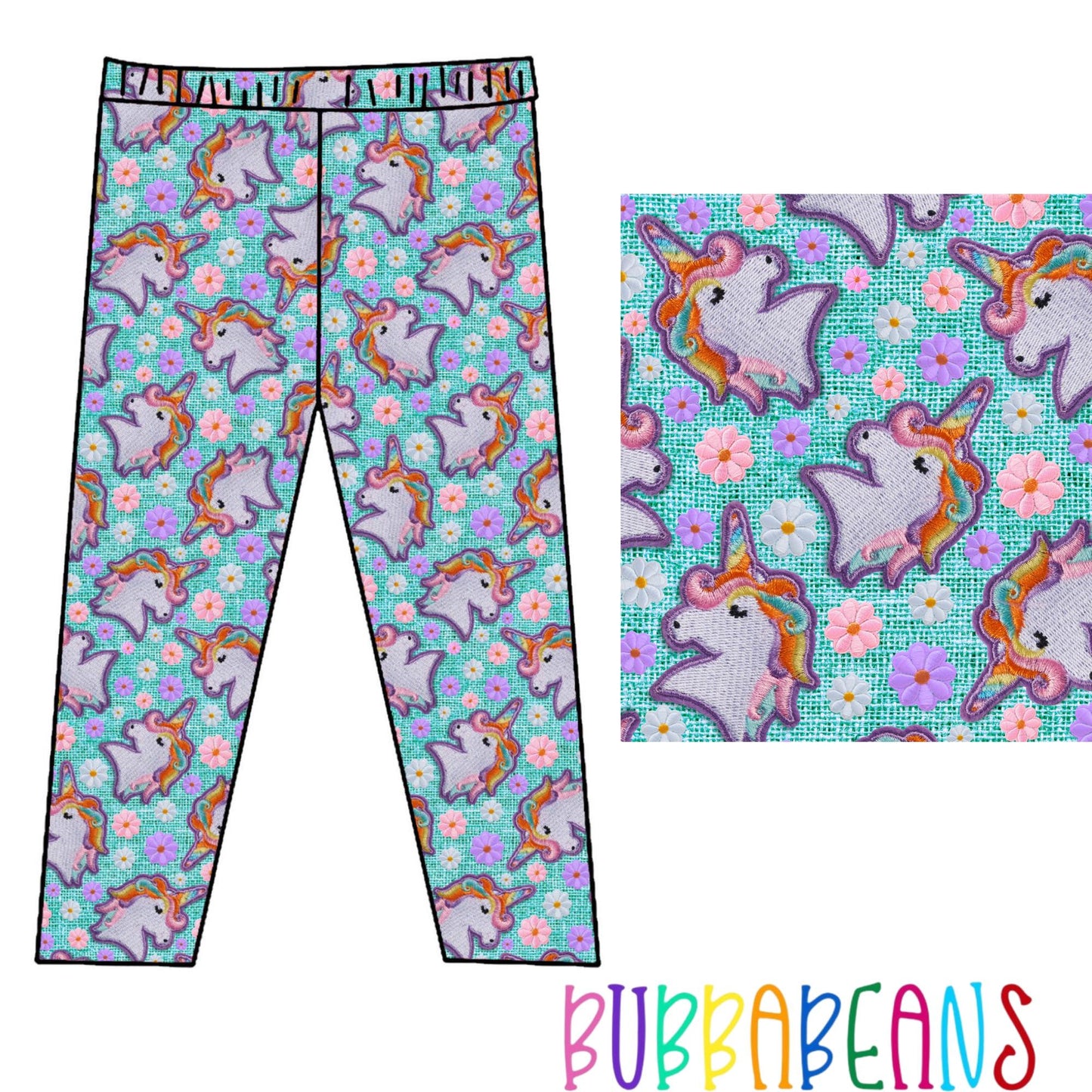 Retro Unicorn Legging