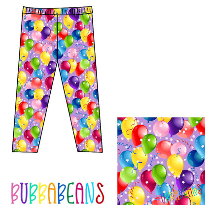 Birthday Balloons Legging