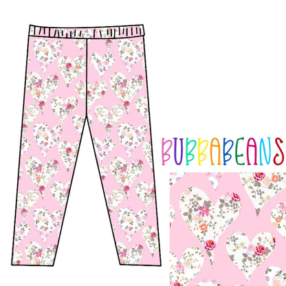 Bouquet of Hearts Legging