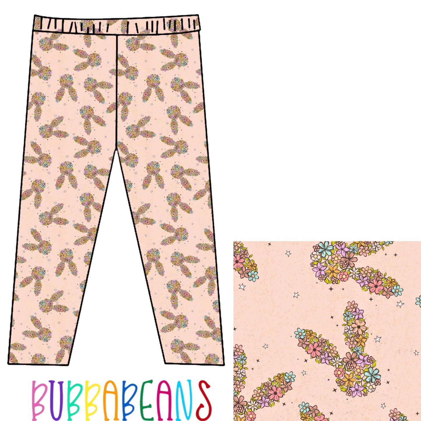 Bunny Flowers Legging