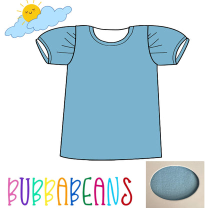 Blue Skies Puff Sleeve Tee