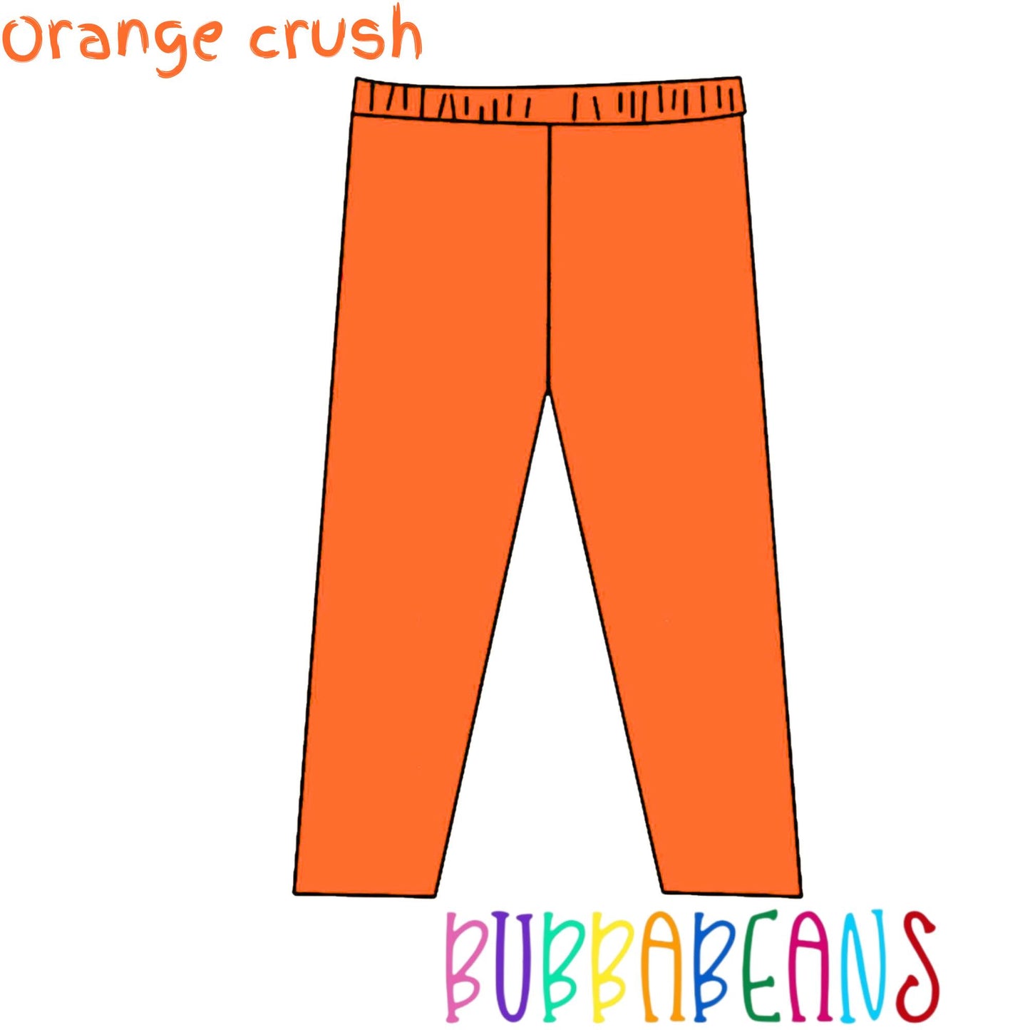 Orange Crush Legging