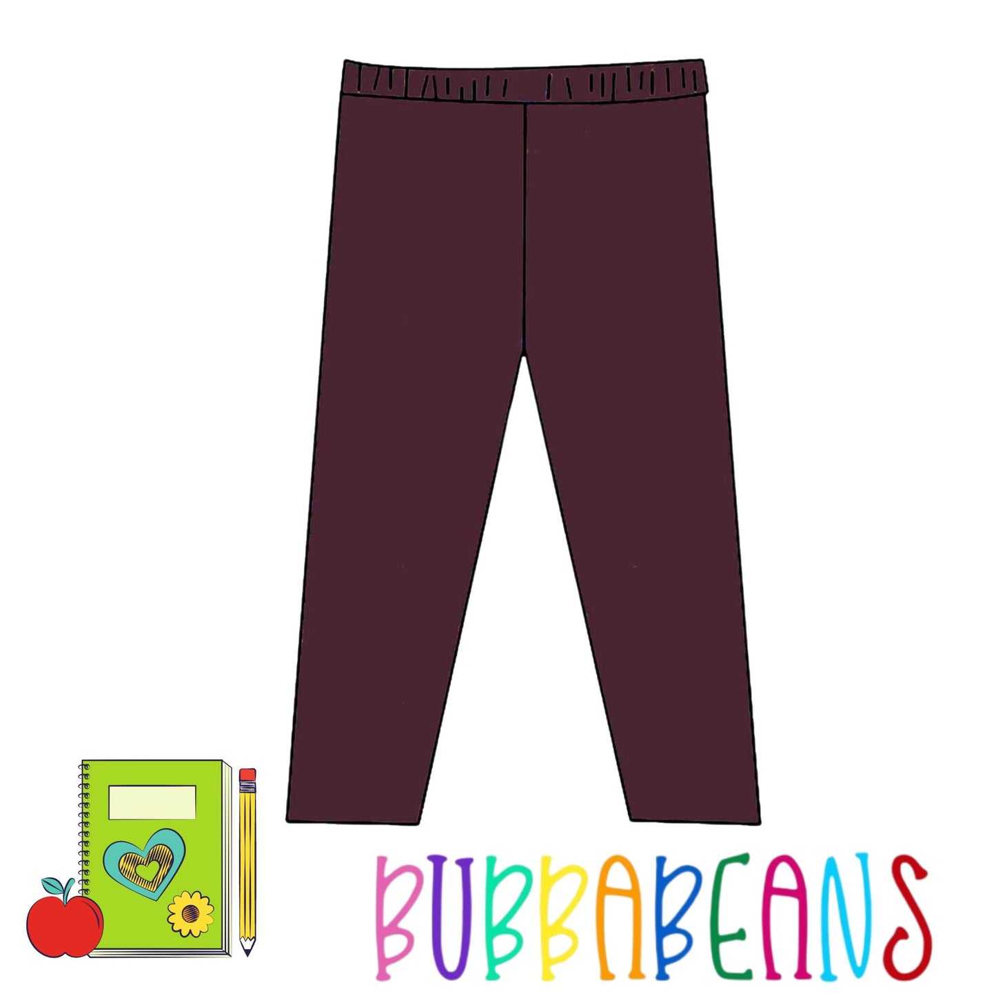 Maroon Legging