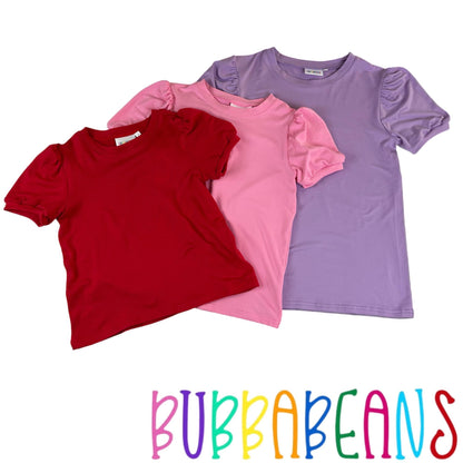 Lovely Lavender Puff Sleeve Tee