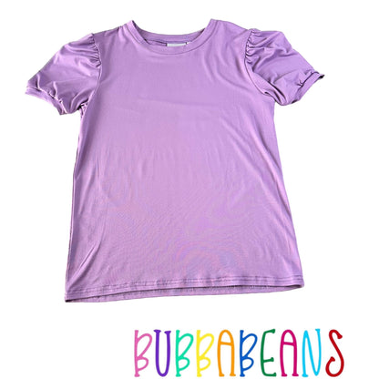 Lovely Lavender Puff Sleeve Tee